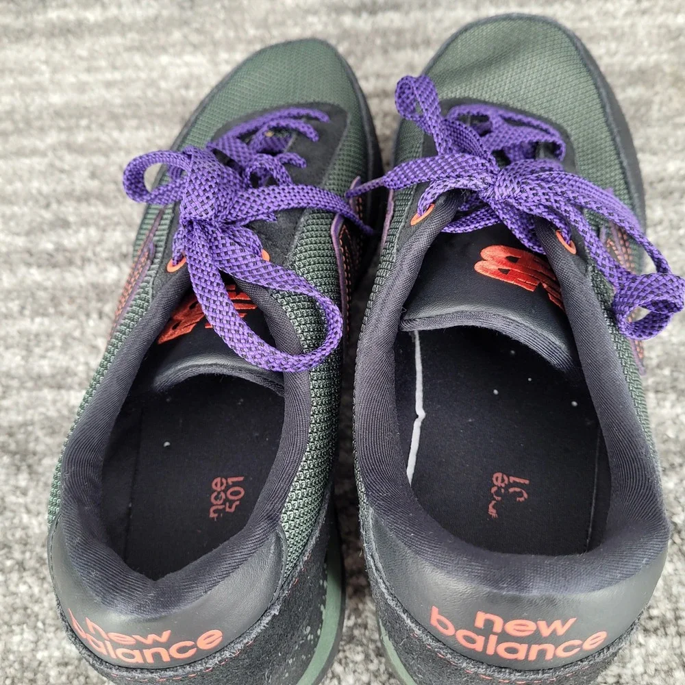 New Balance‎ 501 Men's Sneakers Green Black Purple Laces Size 11.5 MZ501CKJ